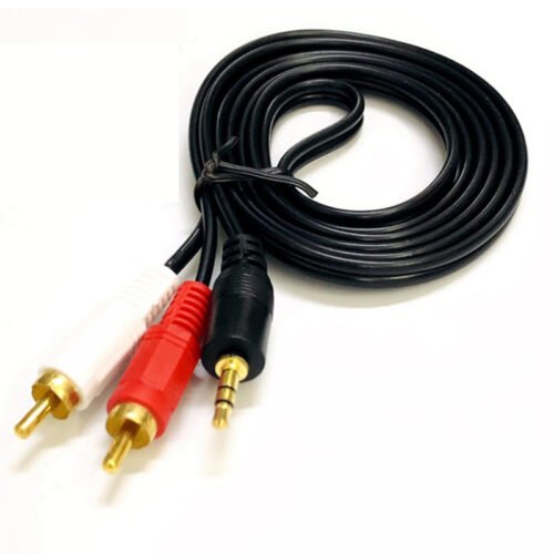 3.5mm to RCA Audio Cable - 1.5m | AUX Cord for Speakers | Wholesale & Retail