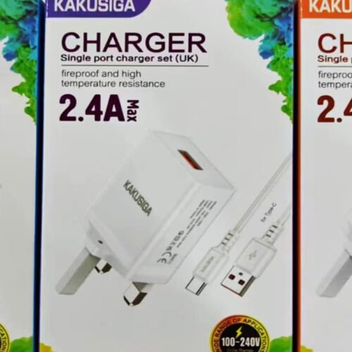 Kakusiga Fast Charger - USB to Micro/Type-C/Lightning | 2.4A Max