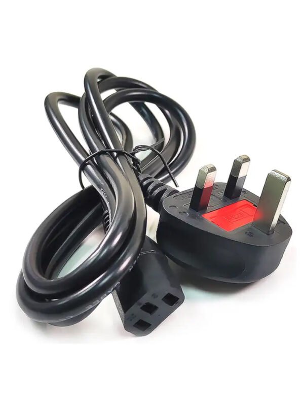 3-Pin Fused Power Cable for Desktops & Appliances | Wholesale Deals