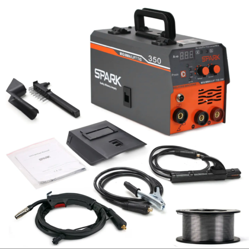 SPARK MIG-350 3-in-1 | ත්‍රීවීල් ටින්කරින් සහ හෙවි වැඩට පට්ට මැෂින් එක 🛠️🔥