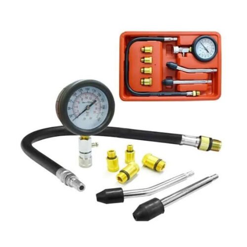 Petrol Compression Tester – 8pcs Premium Kit | එන්ජිමේ ලෙඩ බලන ටෙස්ටර් කිට් එක