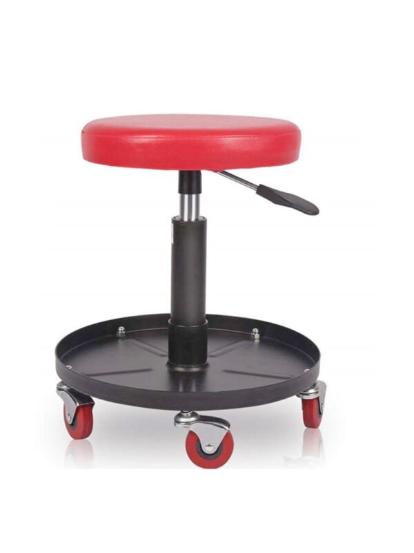 Round Car Creeper Seat / Rolling Garage Stool – රෝද සහිත වැඩපොළ අසුන
