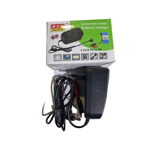 Universal Battery Charger (6V/9V/12V) | ඕනෑම බැටරියකට එකම චාජරයක්