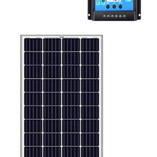 20W Solar Panel with Controller & USB | සූර්ය පැනල පද්ධතිය