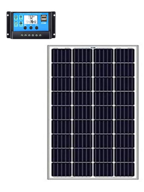 30W Solar Panel with Charger (12V/USB) | High-Power Solar