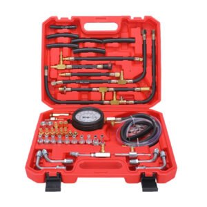 Professional 48-Piece Fuel Injection Pressure Tester Set Universal Engine Diagnostic Tool for Cars and Bikes Sri Lanka