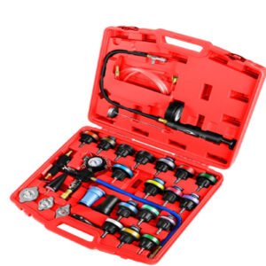 Professional 28-Piece Radiator Pressure Tester and Vacuum Refill Kit for Automotive Cooling System Repair Sri Lanka