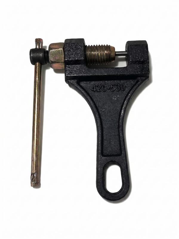 Professional motorcycle and bicycle chain breaker tools, splitters, and riveters for easy drive maintenance.